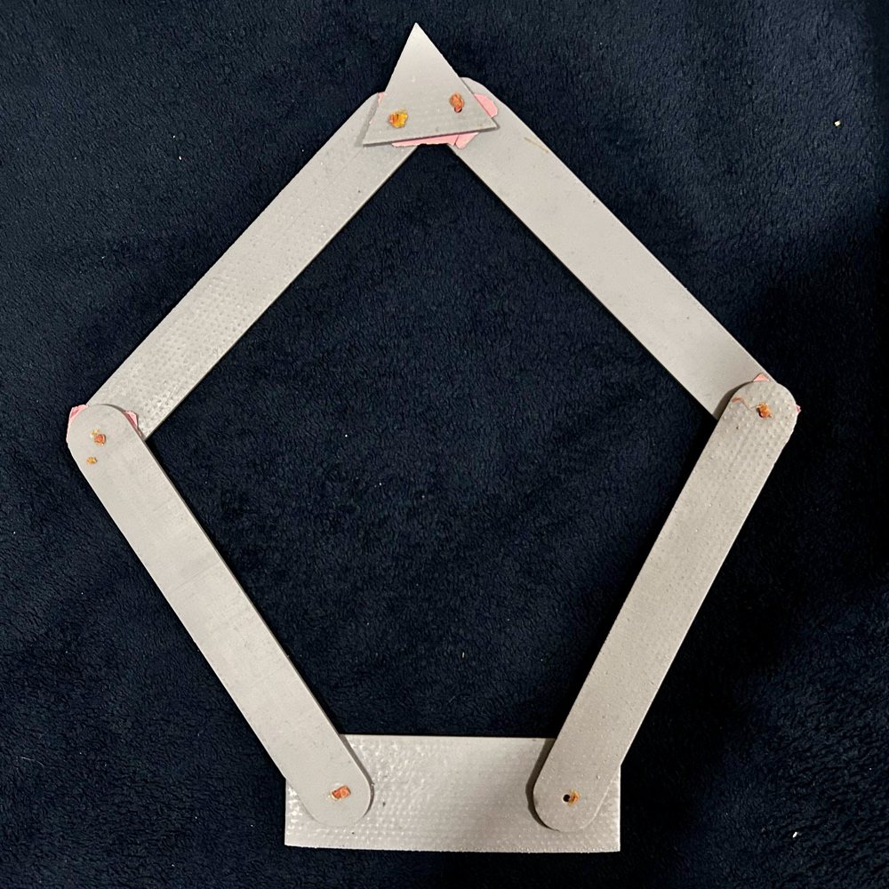 3D printed mechanical linkage prototype